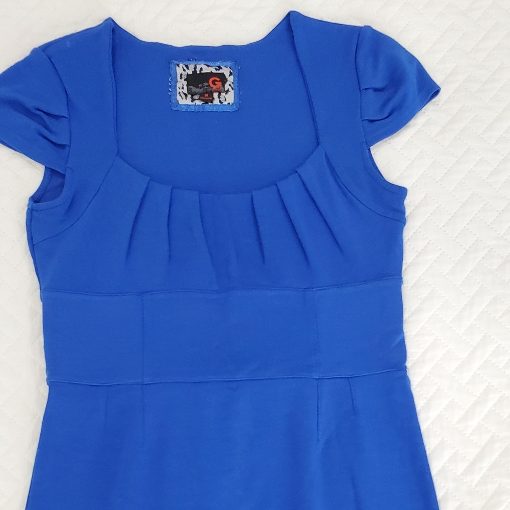 G by Guess Blue Mini Dress Size M